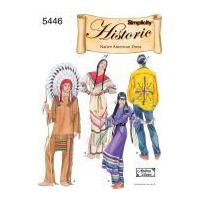 Simplicity Ladies & Men's Sewing Pattern 5446 Native American Costumes