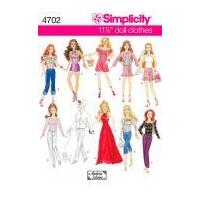 Simplicity Crafts Sewing Pattern 4702 11.5\