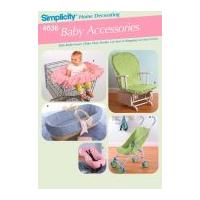 Simplicity Homeware Easy Sewing Pattern 4636 Baby Accessories