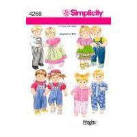 simplicity crafts sewing pattern 4268 15 doll clothes
