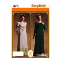 Simplicity Ladies Sewing Pattern 4055 17951825 Historical Period Dress Costumes