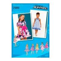 Simplicity Childrens Sewing Pattern 2989 Dresses