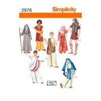 Simplicity Childrens Easy Sewing Pattern 2976 Historical & Nativity Costumes