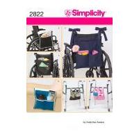 Simplicity Accessories Easy Sewing Pattern 2822 Storage Organisers for the Home & On the Go!