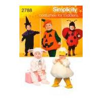 simplicity childrens sewing pattern 2788 halloween fancy dress costume ...