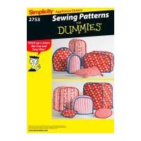Simplicity Homeware Easy Sewing Pattern 2753 Appliance Covers, Pot Holders & Oven Mitt