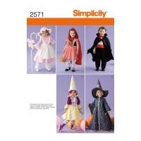 Simplicity Childrens Sewing Pattern 2571 Fancy Dress Costumes