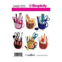 Simplicity Crafts Easy Sewing Pattern 2450 Mug Bucket Organizer