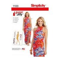 Simplicity Ladies Easy Sewing Pattern 1100 Summer Beach Dress