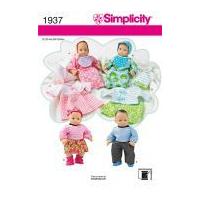 simplicity crafts sewing pattern 1937 15 doll clothes