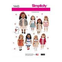 simplicity crafts sewing pattern 1443 18 doll clothes