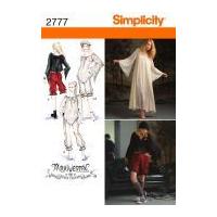 Simplicity Ladies Sewing Pattern 2777 Fancy Dress Costumes