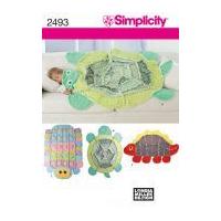 Simplicity Crafts Easy Sewing Pattern 2493 Animal Shape Rag Quilts