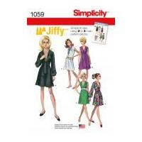 Simplicity Ladies Easy Sewing Pattern 1059 Vintage Style Dresses
