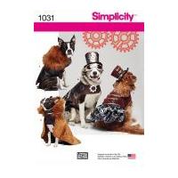 Simplicity Pets Sewing Pattern 1031 Dog Coats & Hats