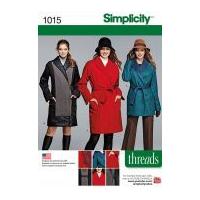 Simplicity Ladies Sewing Pattern 1015 Coats & Jackets