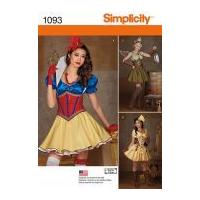 simplicity ladies sewing pattern 1093 fancy dress costumes