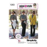 Simplicity Ladies Sewing Pattern 1283 Top, Skirt, Trousers & Jacket