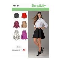 Simplicity Ladies Easy Sewing Pattern 1282 Skirts in 6 Styles