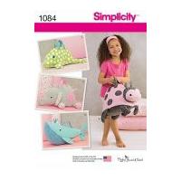Simplicity Crafts Sewing Pattern 1084 Animal Shaped Novelty Bags