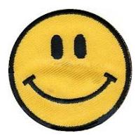 Simplicity Happy Face Yellow Motif Applique