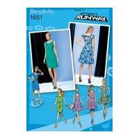 Simplicity Ladies Sewing Pattern 1651 Keyhole & Back Detail Dresses