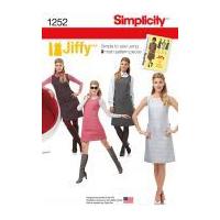 Simplicity Ladies Easy Sewing Pattern 1250 Vintage Style 2-Piece Dresses