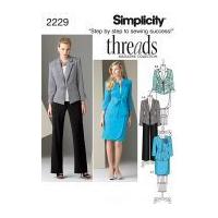 Simplicity Ladies Sewing Pattern 2229 Jacket, Skirt & Trouser Suit