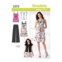 Simplicity Ladies Sewing Pattern 2373 Trouser Pants, Dress, Top & Jacket