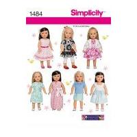 Simplicity Crafts Sewing Pattern 1484 Doll Clothes Summer Wardrobe
