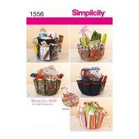 Simplicity Accessories Sewing Pattern 1556 Drawstring Organizer Bags