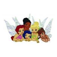 simplicity disney tinkerbell friends motif applique