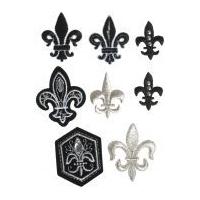 Simplicity Fleur Di Lis Motif Appliques