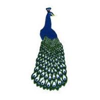 simplicity peacock motif applique