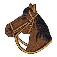 Simplicity Horse Head Motif Applique