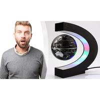 Silver Magnetic Floating Globe