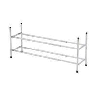 Silver Extendable Shoe Rack (W)1120mm