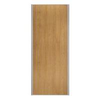 Single Panel Natural Oak Effect Mix & Match Sliding Wardrobe Door (H)2200 mm (W)922 mm