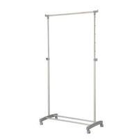 Silver Single Hanger Rail (W)845mm