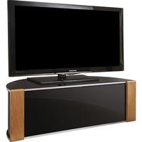 Sinter Corner TV Stand In High Gloss Piano Black With 2 Door