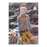 Sirdar Ladies & Girls Cardigans Knitting Pattern 9310 Chunky