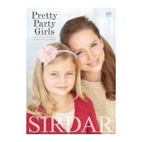 sirdar knitting pattern book pretty party girls 459 dk