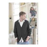 Sirdar Family Cardigans Knitting Pattern 9072 Aran