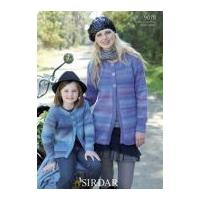 Sirdar Ladies & Girls Cardigans Knitting Pattern 9078 DK