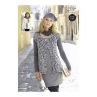 Sirdar Ladies & Girls Cardigan & Waistcoat Denim Ultra Knitting Pattern 9239 Super Chunky