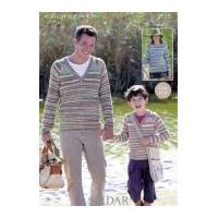 Sirdar Family Sweaters Crofter Knitting Pattern 9535 DK