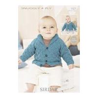 Sirdar Baby Cardigans Crochet Pattern 1421 4 Ply