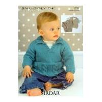 Sirdar Baby Sweaters & Tank Top Knitting Pattern 1720 DK