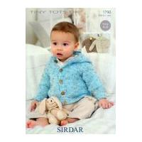 Sirdar Baby Cardigans & Jackets Tiny Tots Knitting Pattern 1790 DK
