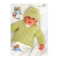 Sirdar Baby Cardigans, Hats & Booties Knitting Pattern 1815 DK